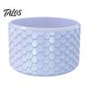 Portable Bottle Sleeve for Commute Silicone Cup Boot, Fish Scale Pattern Decor, Soft Elastic Water Protector Protective Sleeve, Anti-Slip Bottom Cover