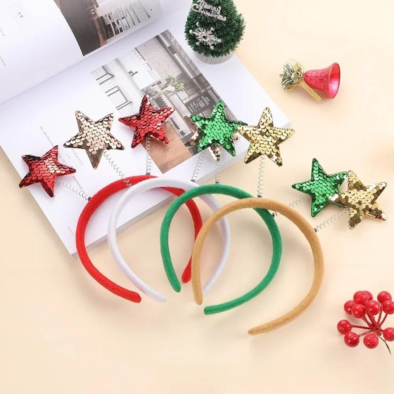 Bandeau de décoration de Noël pour enfants et adultes, jolis accessoires pour cheveux, accessoire de costume, décoration de Noël 2025 Navidad