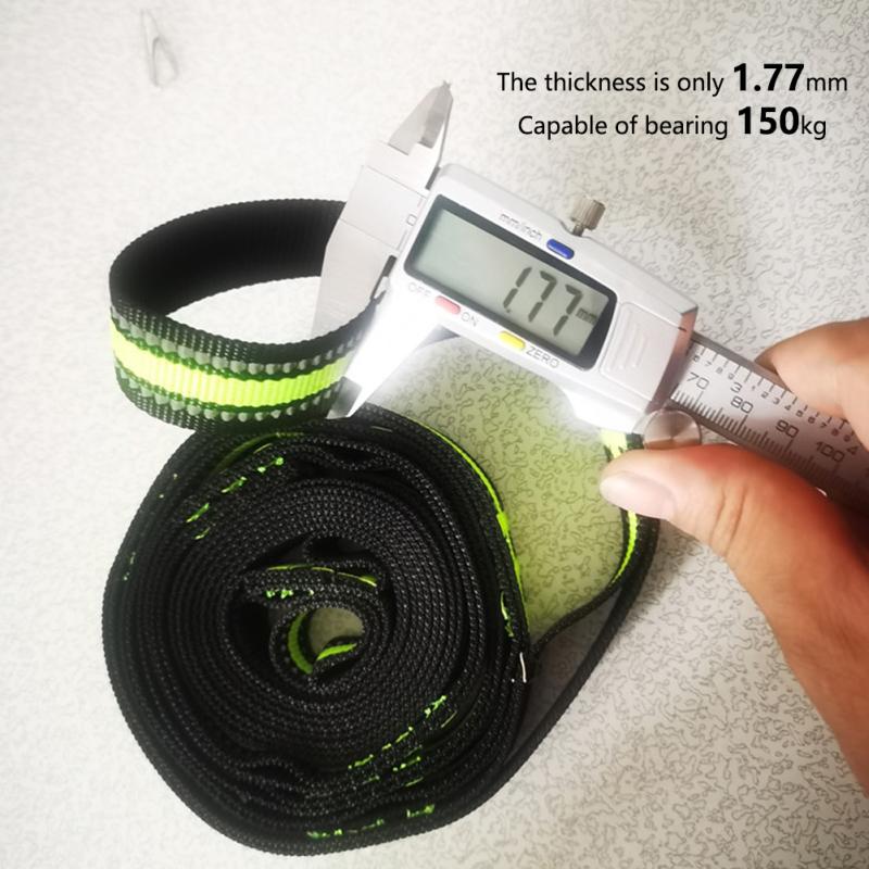 7-step Outdoor Rope Ladder Foldable Rescue Survival Soft Ladder Indoor Outdoor Training Climbing