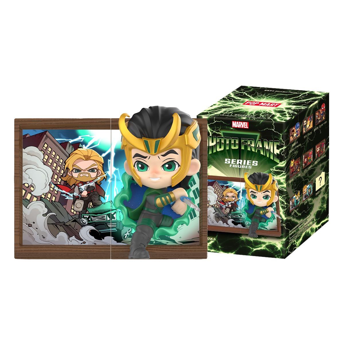 

POP MART Marvel Photo Frame Series Figures Pop Mart Gachapon Blind Box Figure Plastic Model Premium Toy Soft Vinyl Original Character Birthday Gift (1