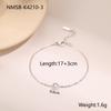 New Diamond-encrusted Exquisite and Compact Titanium Steel Bracelet Fashionable Light Luxury High-end Stainless Steel Non-fading Jewelry Women