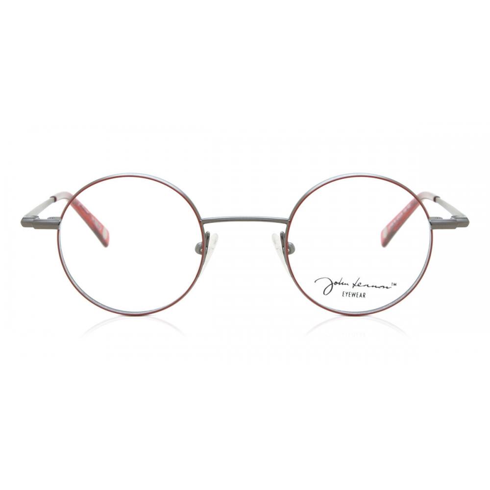 

John Lennon Jo180 Nr M Men Eyeglasses Red Grey/43