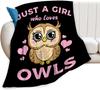 Cute cartoon animals Printed Blanket for Sofa Bed Travel Camping Living Room Office Conditioning Blanket for All Seasons Gifts