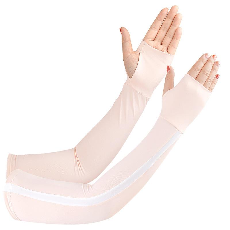 Sommer Eis Seide Anti-Ärmel Outdoor Reise Radfahren Sport Sonnenschutz Anti-Ultraviolett Eis Atmungsaktiv Armstulpe