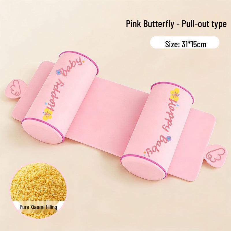 Cuscino per Neonati Regolabile Anti-Testa Piatta (0-6 Mesi+) per Neonati