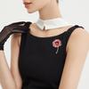 Damen Brosche Farbverlauf Emaille Blumen Design Brosche Anzug Revers Pullover Kleid Mantel Abzeichen Hochzeiten Partys Tägliches Tragen