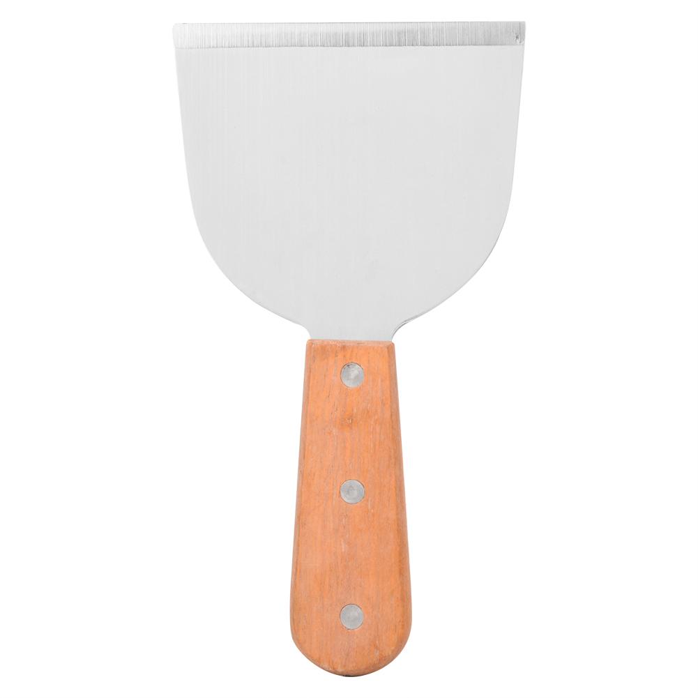 Stainless Steel Barbecue BBQ Grill Scraper Kitchen Cooking Steak Fried Shovel Pancake Flipper