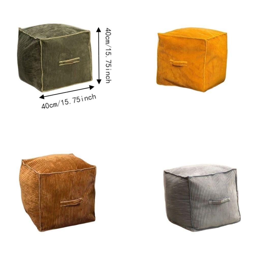 No Filling Seat Cushion Cover Japanese Style Storage Bag Storage Leg Bench Home Decor