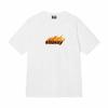 Grenzüberschreitende europäische und amerikanische Trendmarken, eine Vielzahl bedruckter Herren- und Damen-Kurzarm-T-Shirts, 220 Gramm lockere Streetwear-T-Shirts