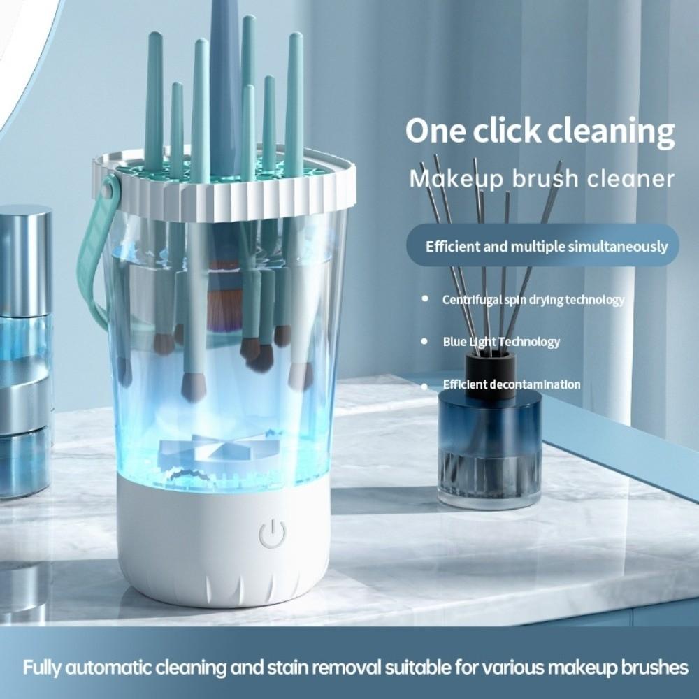 Fast Cleaning Automatic Cosmetic Washing Tool Quick Drying Cosmetic Brush Storage Box Beauty Brush