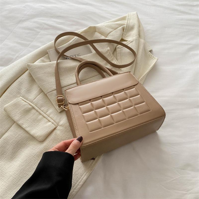 2024 New Simple Casual Shoulder Bag Street Fashion Pu Crossbody Bag Women Korean Fashion Handbag