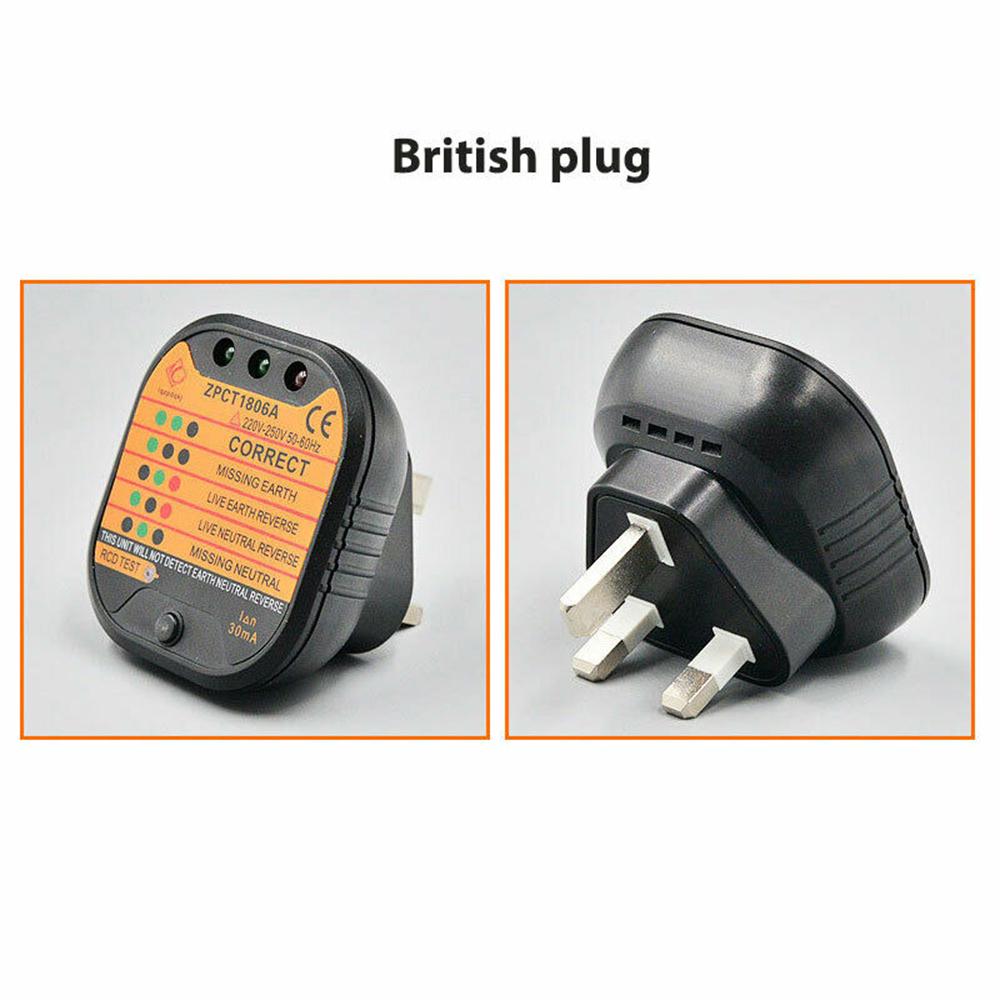Tester Isolamento Tester Per Prese Elettriche 3 Pin UK - Verifica - Foto 2
