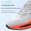 Men's Shoes Mesh Surface Breathable Deodorant Youth Sports Leisure Carbon Plate Game Shock Absorbing Running Shoes
