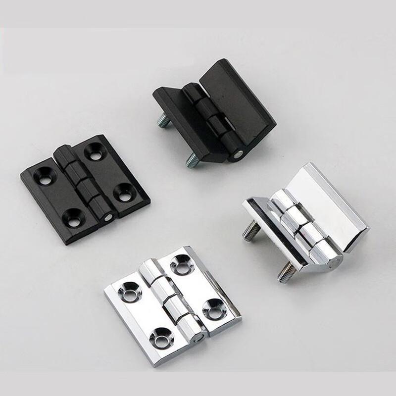 Heavy-Duty Black Zinc Alloy Industrial Hinge