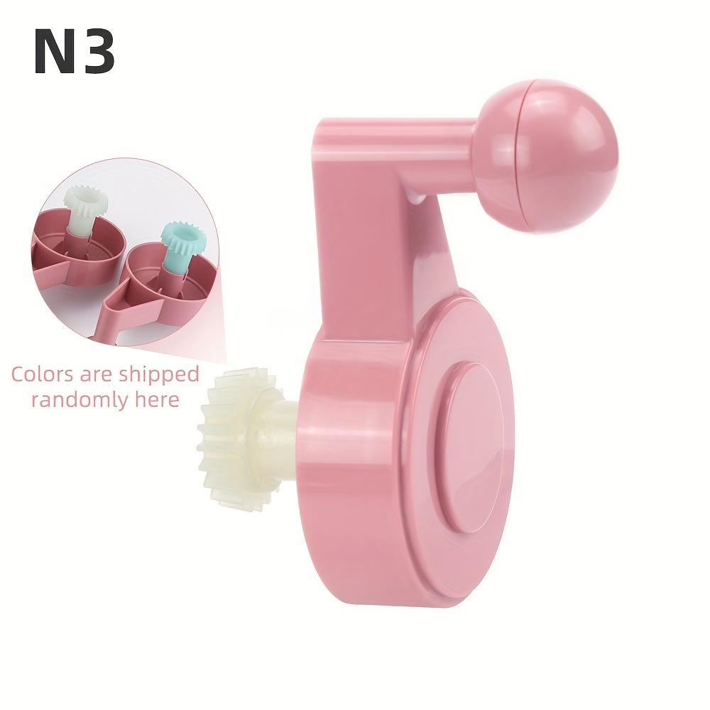 Knitting Machine Accessories Set, Original Replacement Parts with Crank Handle, Tensioner, Counter, Hanging Needles, Mixed Color