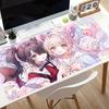 Kawaii Mouse Pads Nneedy Girl Overdose Large Anime Extended Desk Mat Non Slip Pink Carpet Rubber Gamer Pc Computer Mousepads