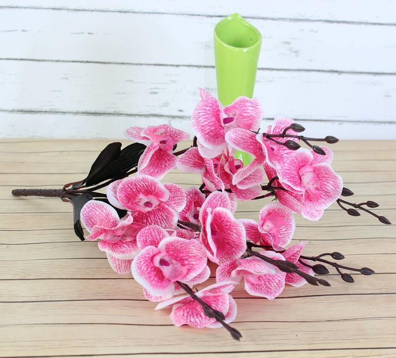 5 штук искусственных цветов - цветная бабочка, поддельные, декоративные цветы для домашнего использования. One Size розовый