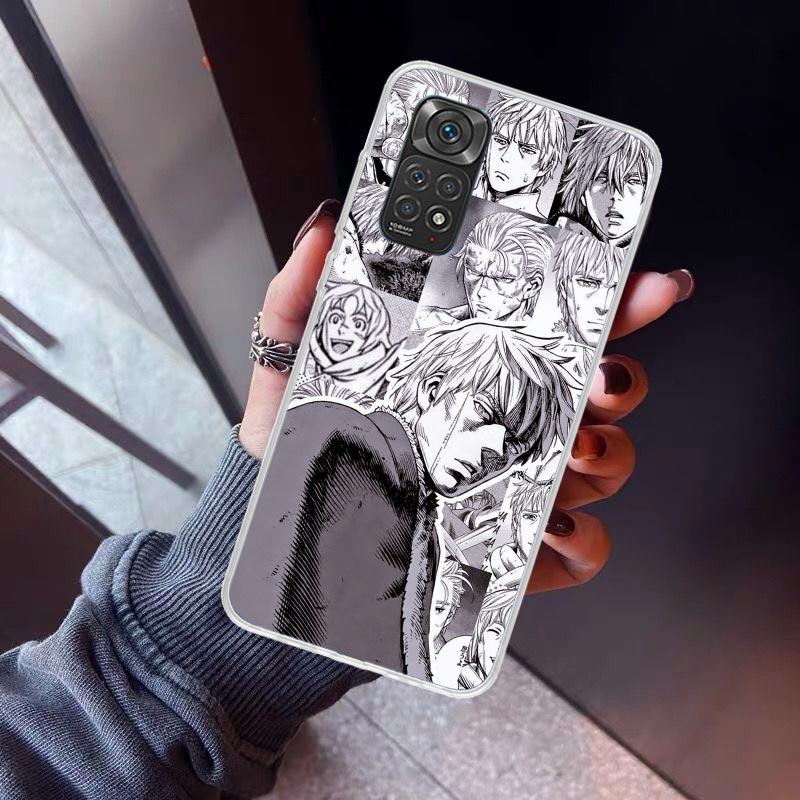 Vinland Saga Phone Case For Xiaomi Redmi Note 10 11 12 13 14 15 Pro Plus 11S 12S 14S 11T 11E 10S Soft TPU Back Cover Redmi Note