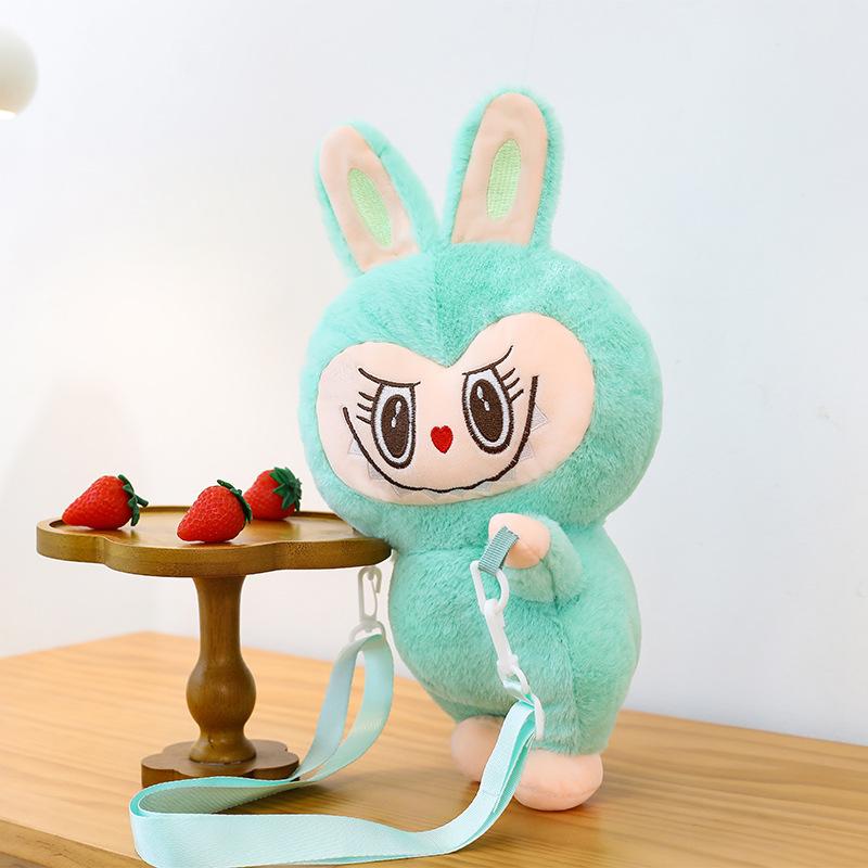 Cartoon Party Rag Doll Bag Soft Girl Daily Versatile Messenger Bag Plush Rabbit Doll Bag
