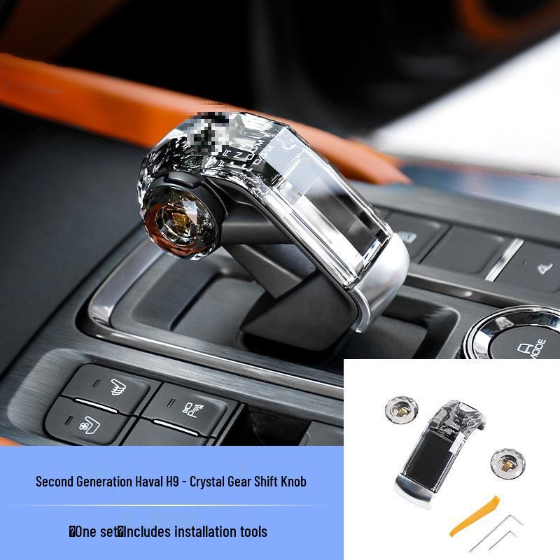 Shunyi Crystal Gear Shift Knob for Second Gen Haval H9 - Interior Decorative Accessory