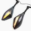 1 set LED Blinkers Sidobackspeglar Blinkersindikator Backspegel Motorcykel För Honda Suzuki Kawasaki Ducati Yamaha