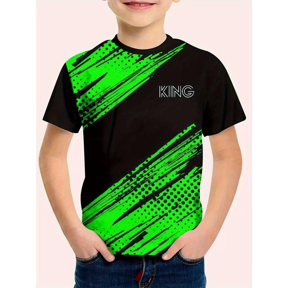 

Men s children s casual loose-fitting T-shirt 140 cm