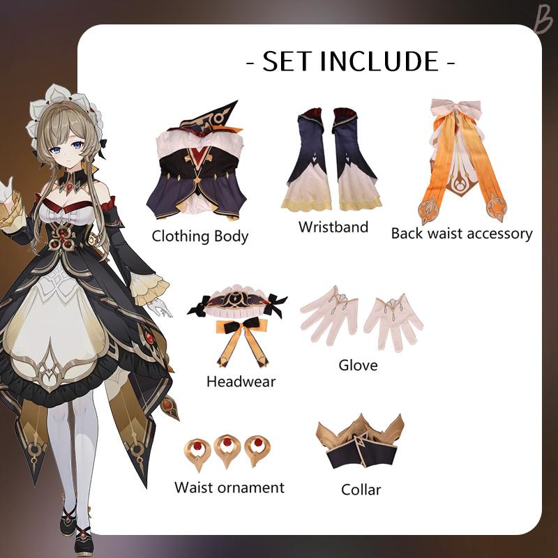 Genshin Impact Marionette Sandrone Cosplay Costume