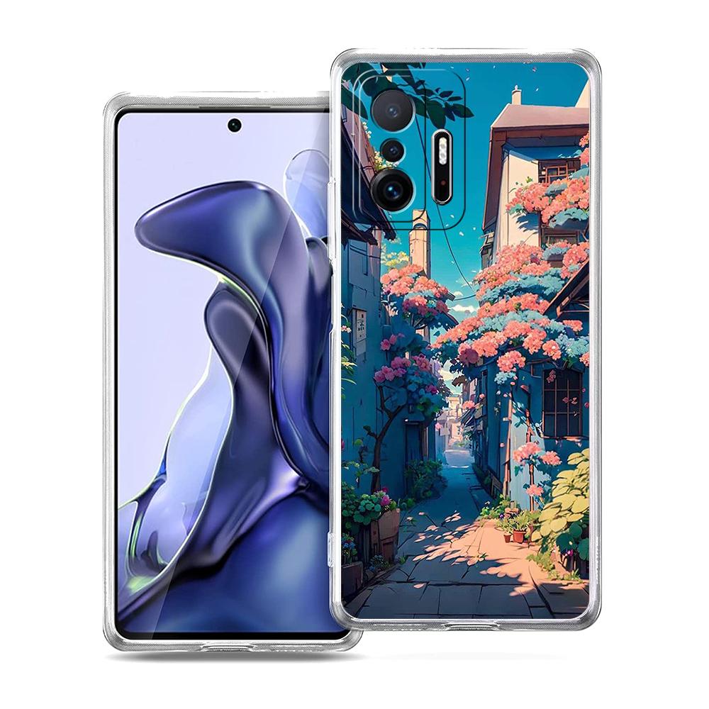 Anime Landscape Phone Case For Xiaomi 14 13 12 Lite Mi 11 Ultra 11X 13T 12T 11T For Poco X5 X4 X3 NFC F5 F4 M4 Pro 5G Cover