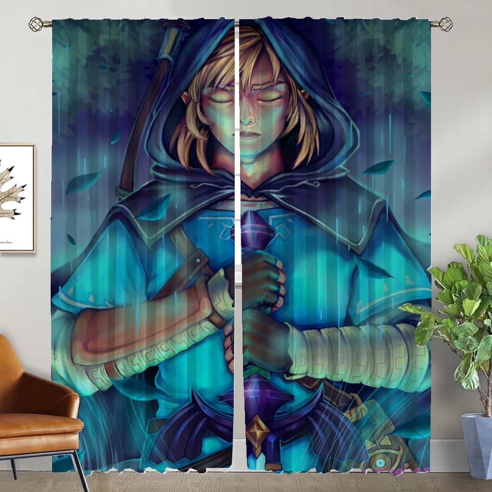 

Кухонные шторы для спальни Zaldaes Элегантные шторы для комнаты 2 штуки Затемняющая штора Перегородка Хэллоуинская декорация Гостиная Ребенок W50xH70cmx2pcs-CL