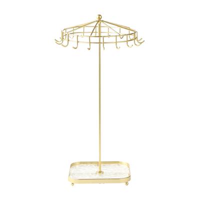 Trendy Iron Jewelry Organizer Stand For Necklace And Earrings Etc. For Easy