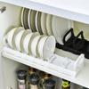Kitchen Dishes Storage Rack Cabinet Drawers Organizers Plate Holder Bowl Stand Adjustable Dish Organizers Kitchen Accessories