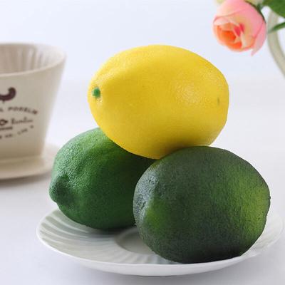 Foam Decorative Party Furnishing Home Decor Lemon Fruit Model Simulated Lemon Plastic Fruit