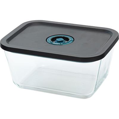 Vacuum Storage Microwave and Refrigerator with Date Cook Delhi Long-Lasting Container, 2500ml, Glass, Safe, Dial, AME-7801