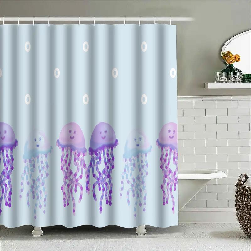Delicate Pink Bloom Shower Curtain Bath Decor for Girls Soft Fabric with Hooks Perfect Gift For Her #18705342698