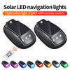 Solar LED Strobe Light Bar with Remote Control Roof Mount Warning Anti-Collision Pilot Light for Car Truck SUV Signal Lamp