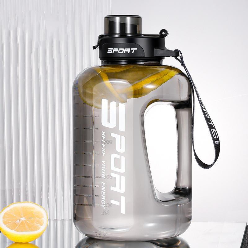 Large Capacity Sports Kettle, Outdoor Fitness Ton Bucket, Heat-resistant Portable Straw Water Cup