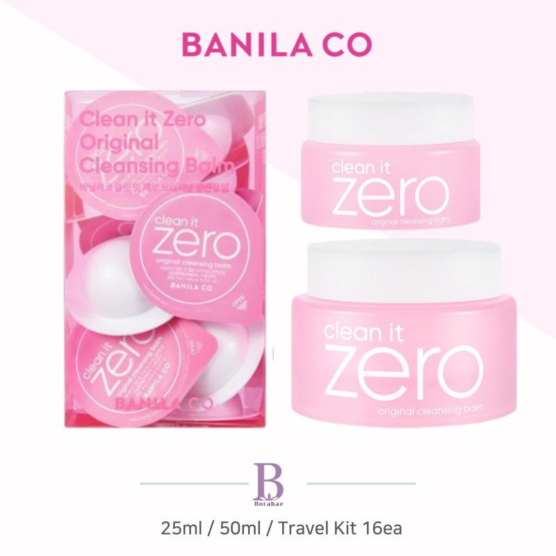 BANILA CO Clean It Zero Cleansing Balm Original 25ml 50ml Travel Kit 16ea - Makeup Remover