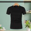 Quick-Drying Men's Slim Fit T-shirt Short Sleeve Round Neck Casual Tee Shirt Solid Color Sports Gym Fitness Daily Wear