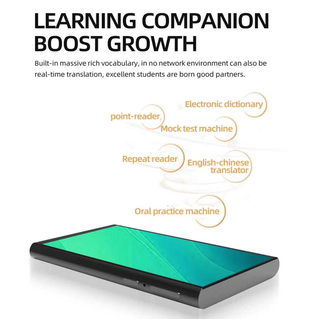 Reproductor MP4 Multifunción Pantalla Táctil IPS HD de 4.0 Pulgadas Reproductor de Música HiFi sin Pérdida con Bluetooth y