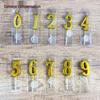 Gold Long Number Birthday Cake Candles - Boxed for Children's First Birthday