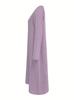 2026 Spring/Summer Women's Artistic V-Neck Loose Hem Dress - European-American Style
