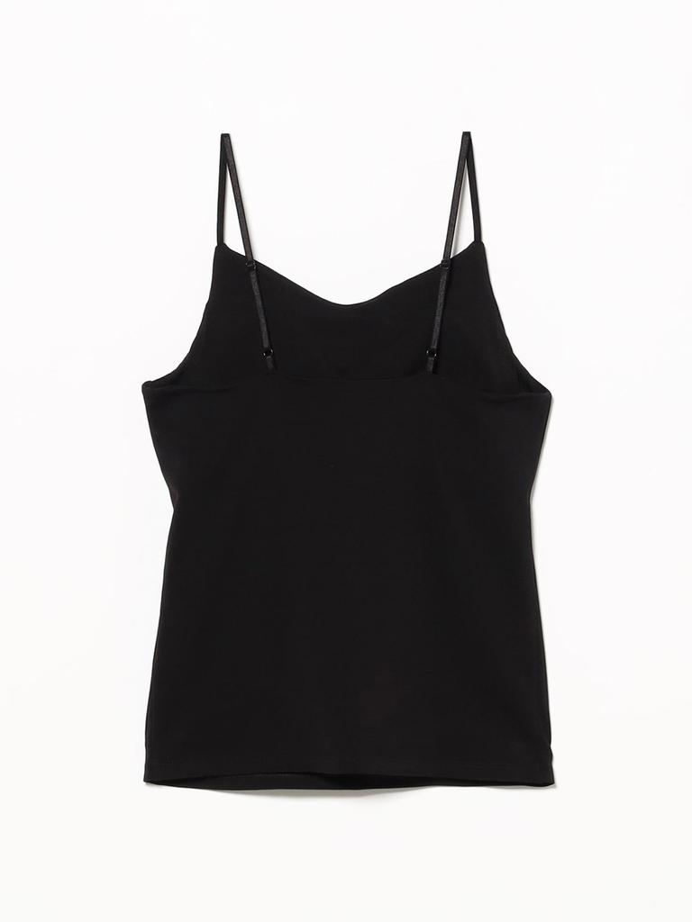 Ray Beams S/S TEE Camisole with Cups, Women's, Black, Free Size