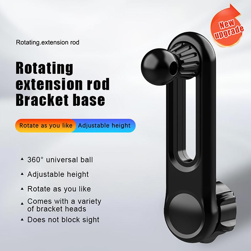 1Pcs Navigation Car Mount Extension Pole Adapter Accessory 17mm Ball Heads Rotating Adjustable Car Ball Head Phone Mount