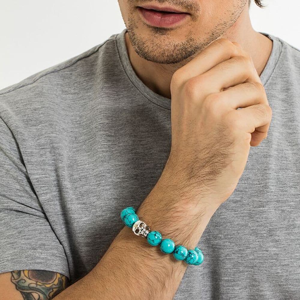 [Authenticity Guaranteed] Turquoise Bead Bracelet A1575-878-17-L16 (Original Price: 172,500 Won)