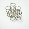 Metal Three-Ring Binder Loose Leaf Calendar with Desk Stand