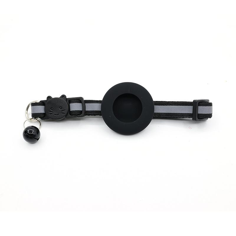 Collare per gatto anti-smarrimento, Tracker adatto, Accessorio collare per gatto da collo, Collare in silicone, Collare di posizionamento per animali domestici