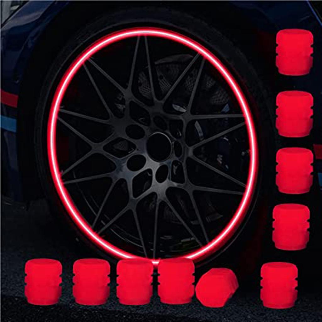 Zawór-nakrętka Luminous zawór-świecący zawór-zestaw osłon rdzenia zawór opony-zawór rdzenia-zestaw osłon pokrywy uniwersalny zawór opony samochodowej-pokrywa