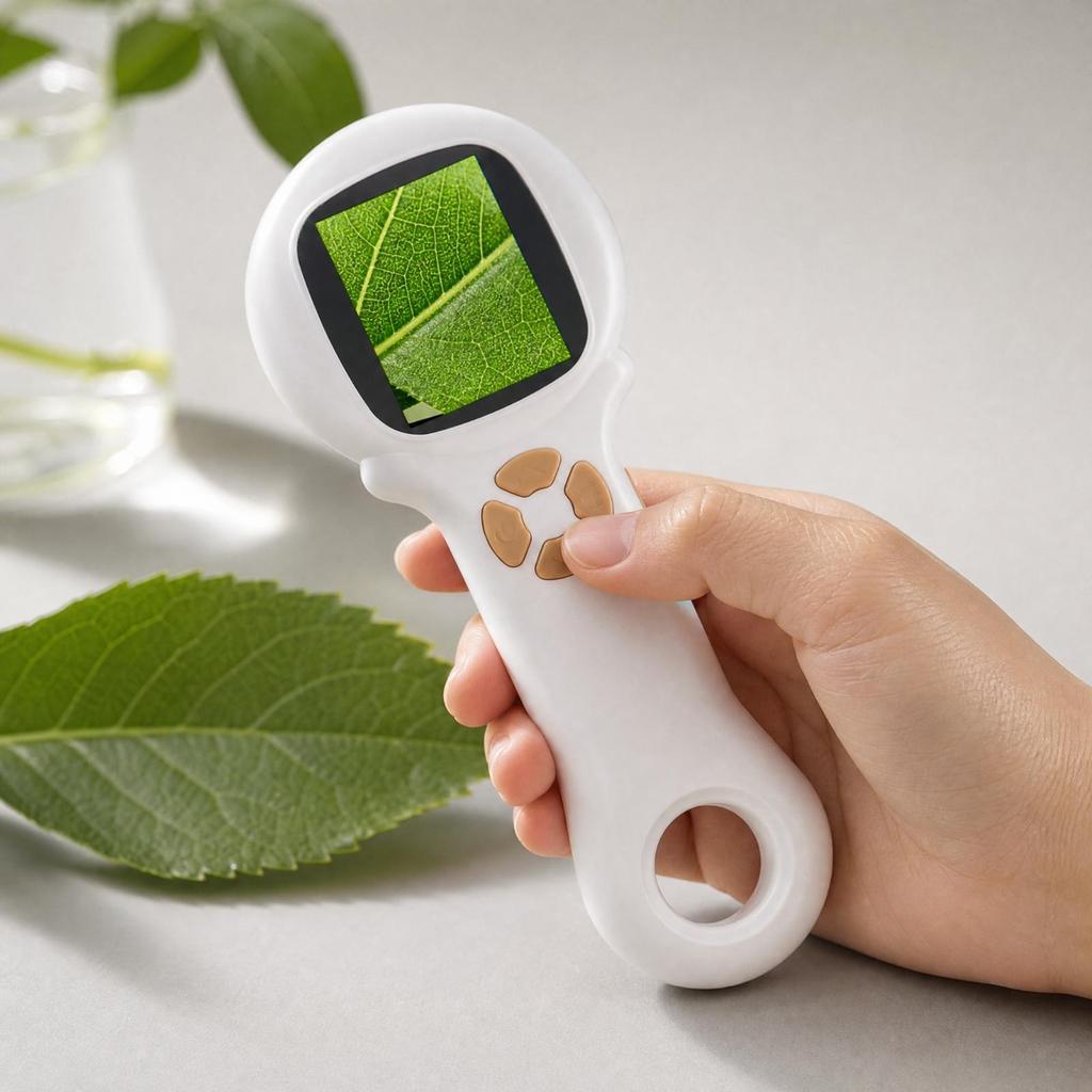 Handheld Digital Microscope Compact with Integrated Display