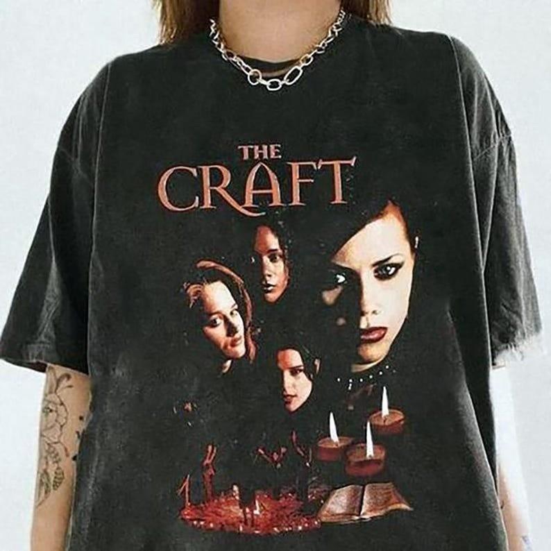 The Craft 1996 Horror Movie Halloween TShirt Retro 90s Graphic T Shirt Unisex T-Shirt S