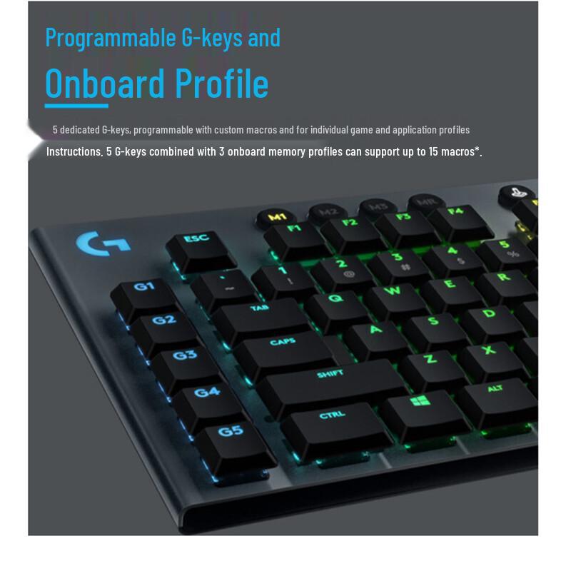 Logitech G913 Low-Profile Wireless RGB Mechanical Keyboard